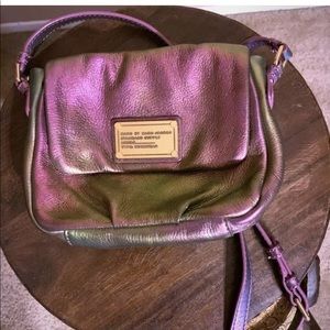 SOLD Marc Jacobs holographic Napa crossbody